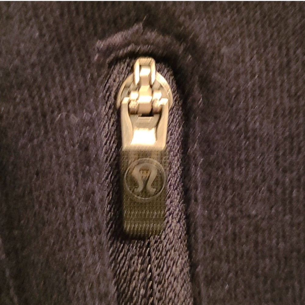 lululemon athletica Black Bomber Jacket with Gray Sleeves - Picture 6 of 8